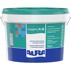 Acrylate water-based paint Aura Luxpro K&B, 10 l