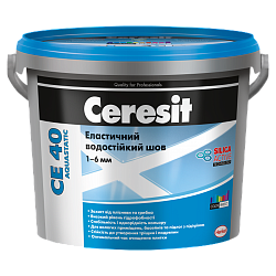 Elastic waterproof colored seam up to 6 mm Ceresit CE 40 Aquastatic