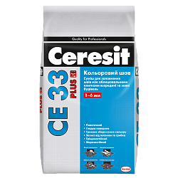 Цветной шов до 6 мм Ceresit CE 33 Plus 2 кг