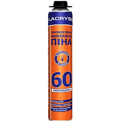 Пена монтажная Lacrysil 60 профессиональная всесезонная, 750 мл