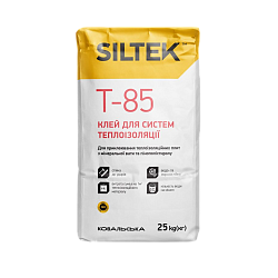 Клей для систем теплоизоляции Siltek T-85, 25 кг