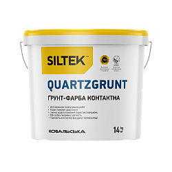 Грунт-краска контактная Siltek Quartzgrunt, 14 л