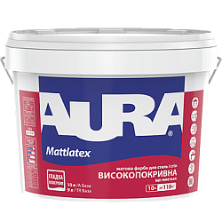 Acrylate water-based paint Aura Mattlatex TR base for tinting