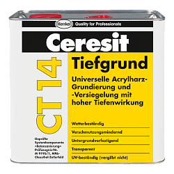 Грунтовка глибокопроникаюча Ceresit СT 14