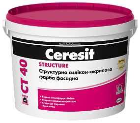 Structural facade acrylic paint Ceresit CT 40