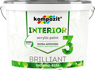 Фарба інтер'єрна INTERIOR 3 Kompozit 14 кг