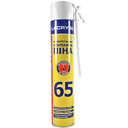 Пена монтажная Lacrysil 60 всесезонная, 750мл
