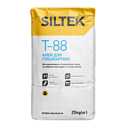 Клей для гипсокартона Siltek T-88, 25 кг