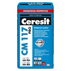 Клеящая смесь для натурального камня Ceresit CM 117 pro