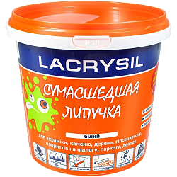 Клей монтажный акриловый Lacrysil Сумасшедшая липучка, белый, 1.2 кг 