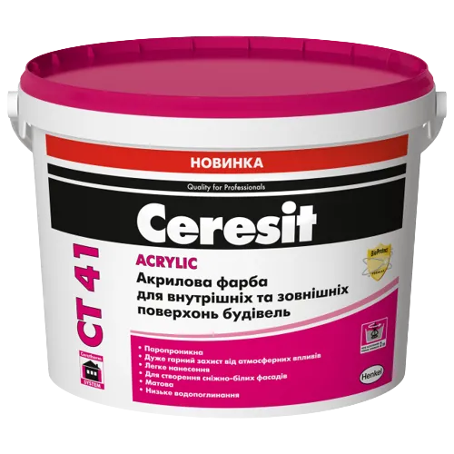Acrylic facade paint Ceresit CT 41