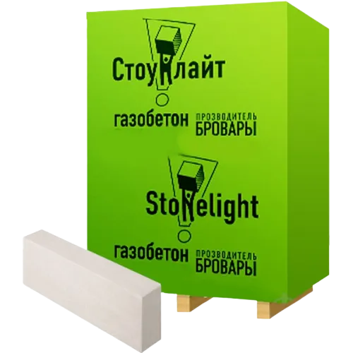 Газобетонные блоки Стоунлайт для перегородок 150x200x600
