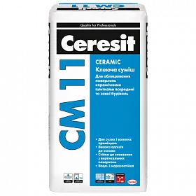 Клеящая смесь для плитки Ceresit CM 11 Ceramic, 25 кг
