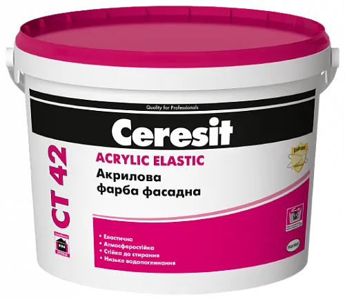 Facade acrylic base paint Ceresit CT 42