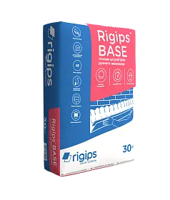 Гипсовая штукатурка машинного и ручного нанесения Rigips BASE, 30 кг
