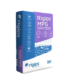 Гипсовая штукатурка машинного и ручного нанесения Rigips MPG, 30 кг