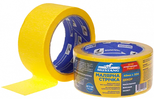 Masking tape TM Mustang Yellow 48*30 1/72/6