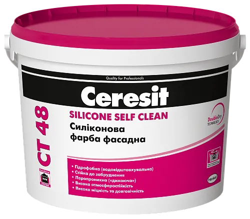 Silicone facade paint CERESIT CT 48