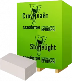 Газобетонные блоки Стоунлайт для стен 300x200x600 Гладкие