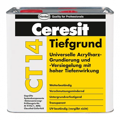 Грунтовка глубокопроникающая Ceresit СT 14