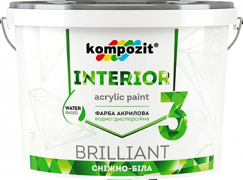 Фарба інтер'єрна INTERIOR 3 Kompozit, 7 кг