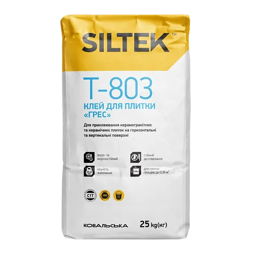 Tile adhesive Gres Siltek T-803, 25kg