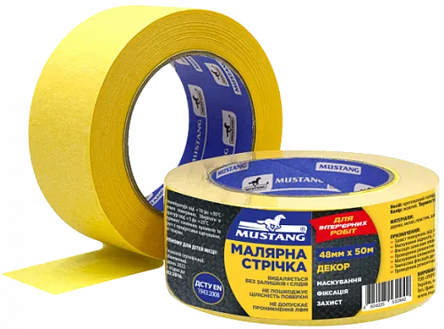 Masking tape TM Mustang Yellow 48*50 1/36/6